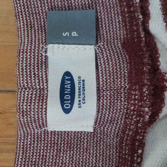 Old Navy Nautical Sweat Shorts Horizontal Stripe - Picture 4 of 5